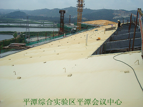 平潭综合实验区平潭会议中心屋面采用聚氨酯一